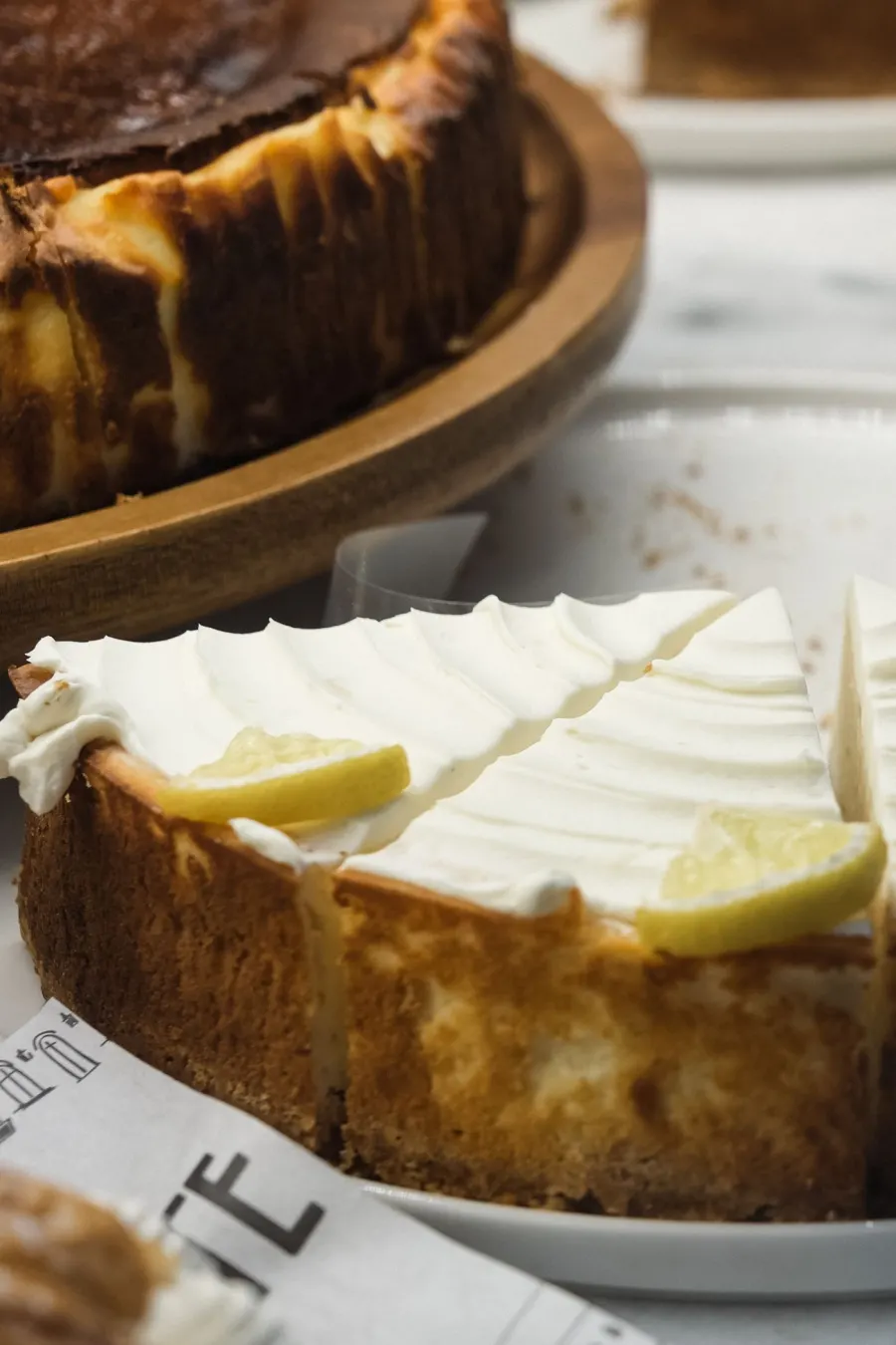 Limonlu cheesecake